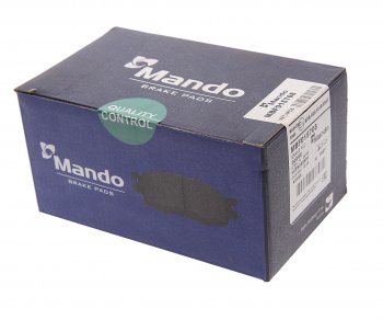 1 449 р. Колодки тормозные MITSUBISHI Outlander (03-),Pajero (00-),Pajero Sport (98-) передние (4шт.) MANDO MANDO mbf015708 MANDO mbf015708  с доставкой в г. Керчь. Увеличить фотографию 3