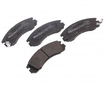 1 449 р. Колодки тормозные MITSUBISHI Outlander (03-),Pajero (00-),Pajero Sport (98-) передние (4шт.) MANDO MANDO mbf015708 MANDO mbf015708  с доставкой в г. Керчь. Увеличить фотографию 1