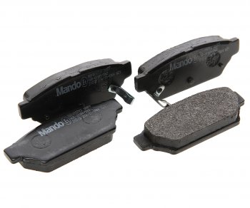 1 569 р. Колодки тормозные MITSUBISHI Carisma (96-06),Colt (92-05),Lancer 9 (92-03) задние (4шт.) MANDO MANDO mbf015713 MANDO mbf015713  с доставкой в г. Керчь. Увеличить фотографию 1