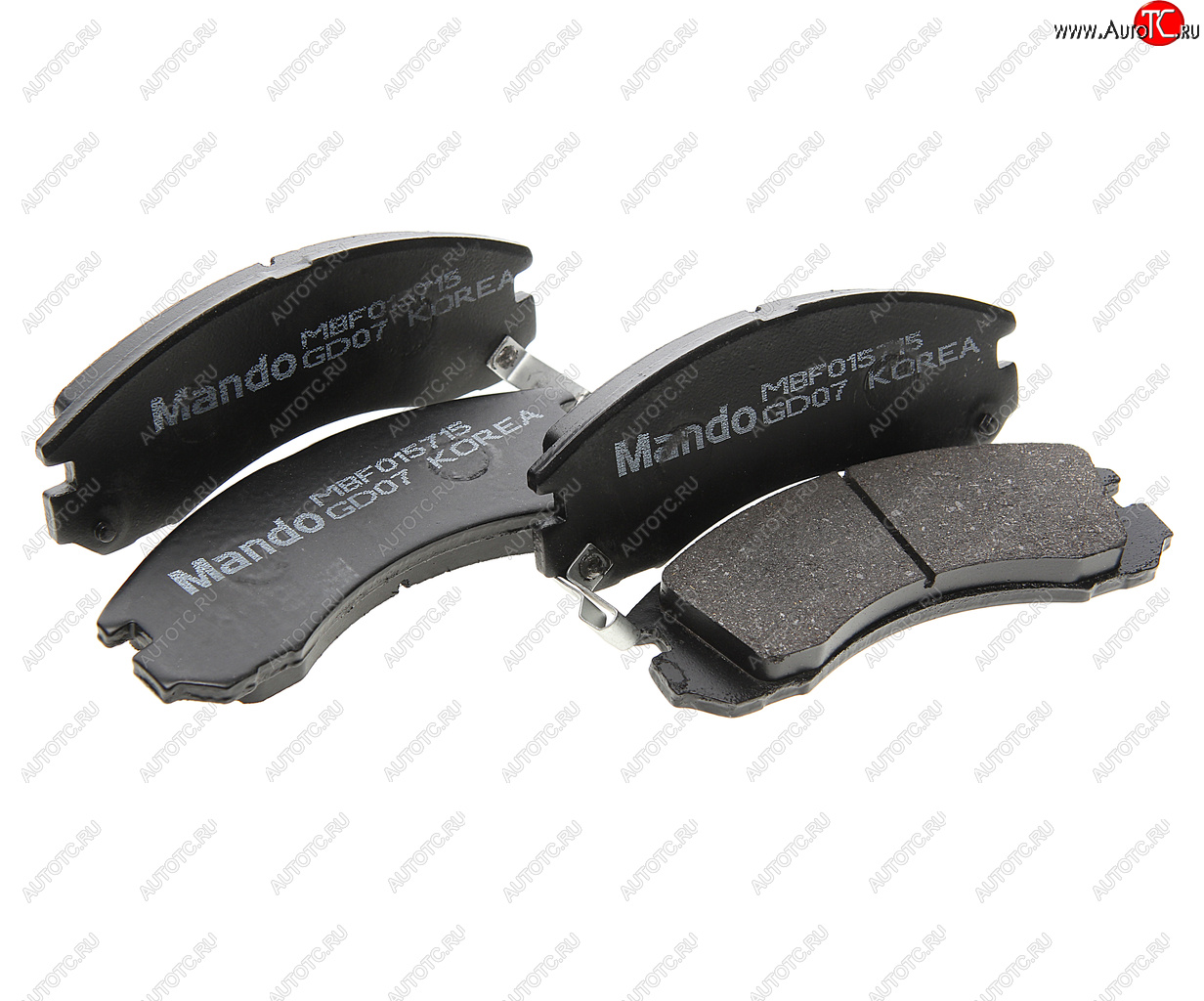 1 299 р. Колодки тормозные MITSUBISHI Outlander (06-) передние (4шт.) MANDO MANDO mbf015715  с доставкой в г. Керчь