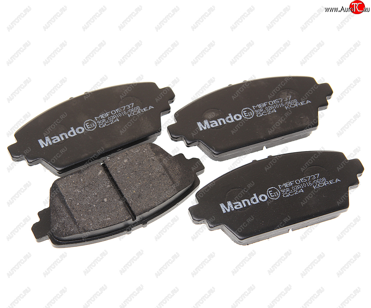 1 559 р. Колодки тормозные NISSAN Primera P12,Tino,Almera (00-) передние (4шт.) MANDO MANDO mbf015737 MANDO mbf015737  с доставкой в г. Керчь