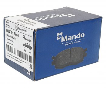 899 р. Колодки тормозные SUBARU Impreza (01-07) задние (4шт.) MANDO MANDO mbf015741  с доставкой в г. Керчь. Увеличить фотографию 2