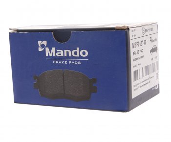 1 769 р. Колодки тормозные NISSAN Pathfinder R51 (05-) задние (4шт.) MANDO MANDO mbf015747 MANDO mbf015747  с доставкой в г. Керчь. Увеличить фотографию 3