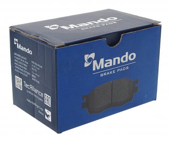 1 529 р. Колодки тормозные OPEL Astra G (98-),Zafira Van (03-05) задние (4шт.) MANDO MANDO mbf015754 MANDO mbf015754  с доставкой в г. Керчь. Увеличить фотографию 2
