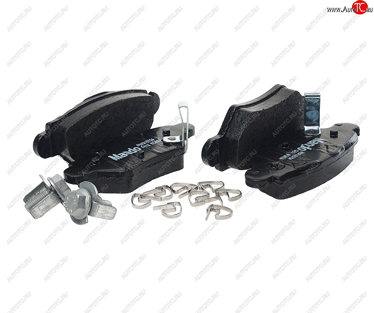 1 529 р. Колодки тормозные OPEL Astra G (98-),Zafira Van (03-05) задние (4шт.) MANDO MANDO mbf015754 MANDO mbf015754  с доставкой в г. Керчь