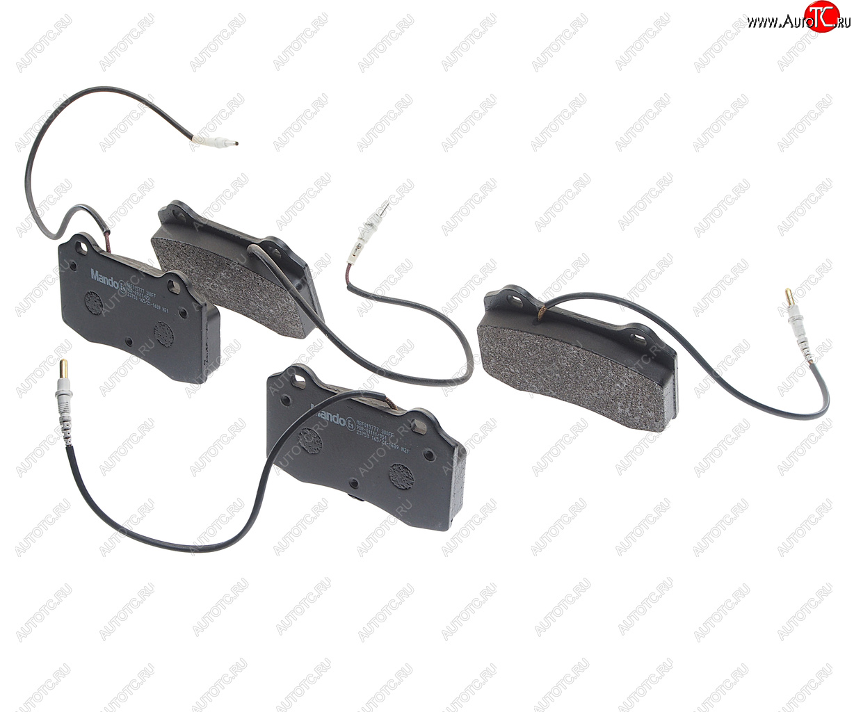 3 299 р. Колодки тормозные PEUGEOT 406 (97-) передние (4шт.) MANDO MANDO mbf015777 MANDO mbf015777  с доставкой в г. Керчь