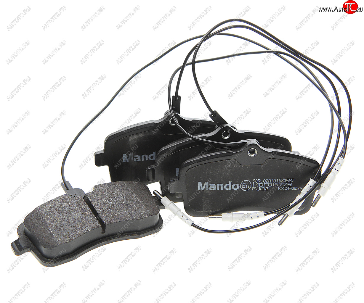 2 099 р. Колодки тормозные PEUGEOT 407,407SW,607 9D,9U (00-) (1.6/3.0) передние (4шт.) MANDO MANDO mbf015779 MANDO mbf015779  с доставкой в г. Керчь
