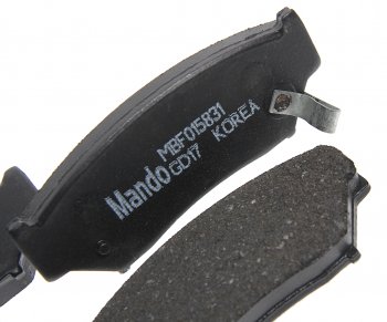 999 р. Колодки тормозные SUZUKI Grand Vitara передние (4шт.) MANDO MANDO mbf015831 MANDO mbf015831  с доставкой в г. Керчь. Увеличить фотографию 2