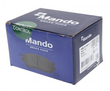 999 р. Колодки тормозные SUZUKI Grand Vitara передние (4шт.) MANDO MANDO mbf015831 MANDO mbf015831  с доставкой в г. Керчь. Увеличить фотографию 3