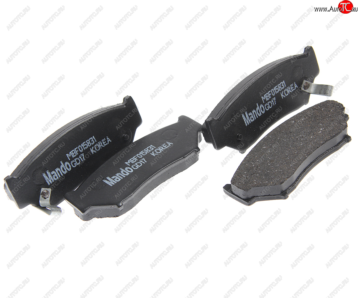 999 р. Колодки тормозные SUZUKI Grand Vitara передние (4шт.) MANDO MANDO mbf015831 MANDO mbf015831  с доставкой в г. Керчь
