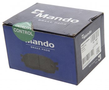 1 199 р. Колодки тормозные TOYOTA Auris (07-) задние (4шт.) MANDO MANDO mbf015884  с доставкой в г. Керчь. Увеличить фотографию 2