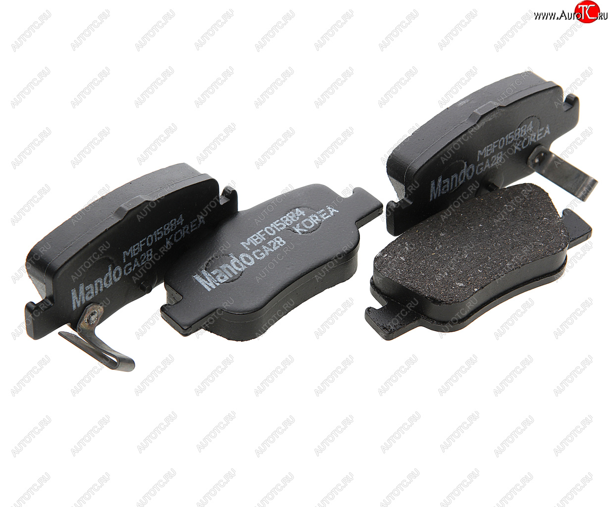 1 199 р. Колодки тормозные TOYOTA Auris (07-) задние (4шт.) MANDO MANDO mbf015884  с доставкой в г. Керчь