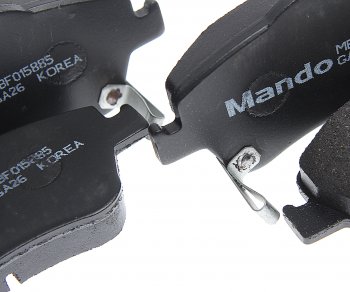 1 099 р. Колодки тормозные TOYOTA Auris (06-) передние (4шт.) MANDO MANDO mbf015885  с доставкой в г. Керчь. Увеличить фотографию 2