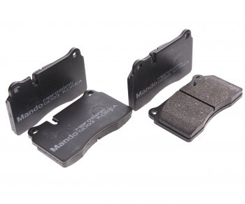 1 999 р. Колодки тормозные VW Touareg (06-) передние (R17) (4шт.) MANDO MANDO mbf015895  с доставкой в г. Керчь. Увеличить фотографию 1