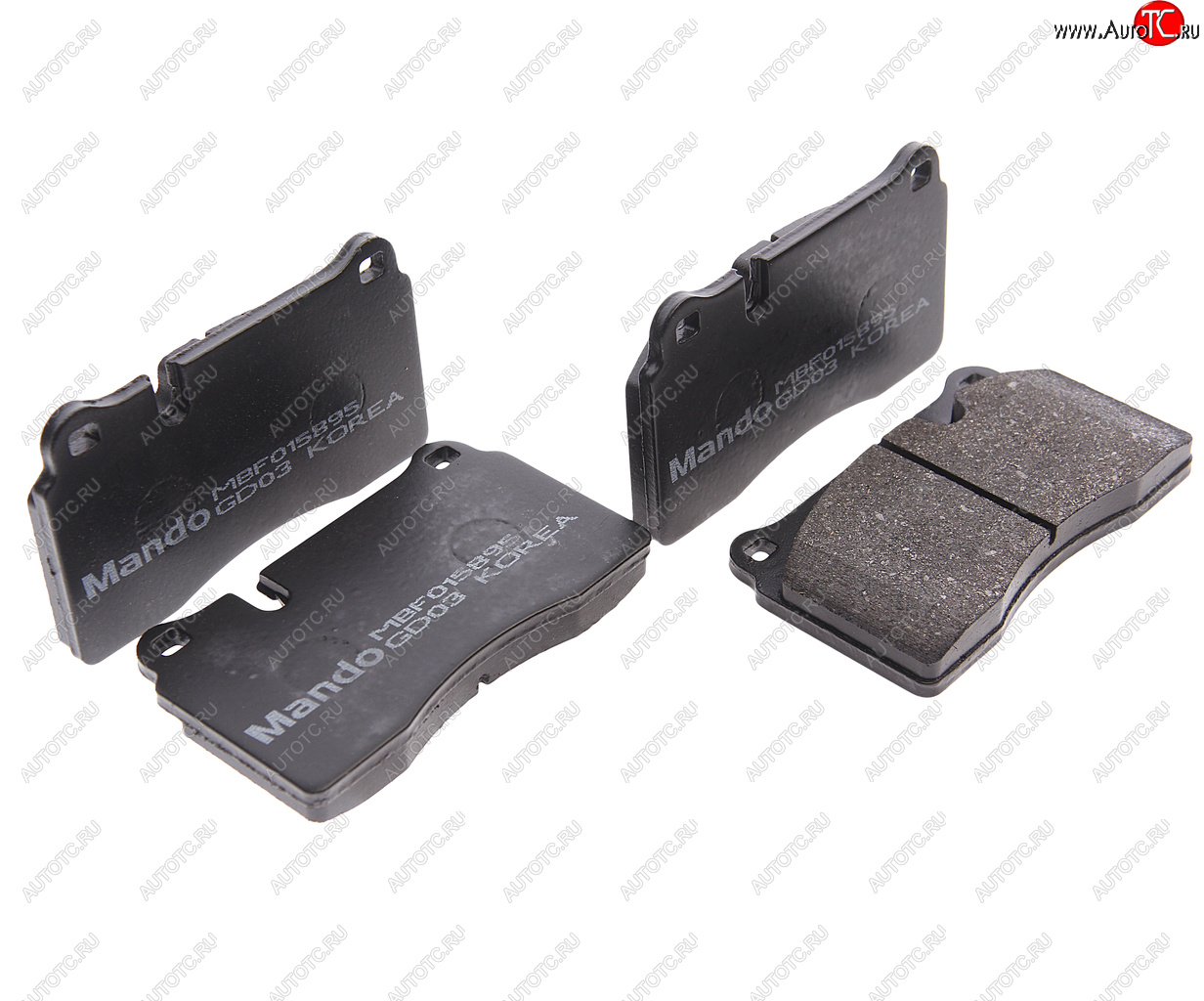 1 999 р. Колодки тормозные VW Touareg (06-) передние (R17) (4шт.) MANDO MANDO mbf015895  с доставкой в г. Керчь