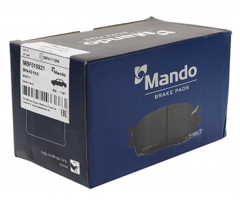 3 379 р. Колодки тормозные BMW 3 (E90,E91,E92,E93),X1 (E84) передние (4шт.) MANDO MANDO mbf015921 MANDO mbf015921  с доставкой в г. Керчь. Увеличить фотографию 2