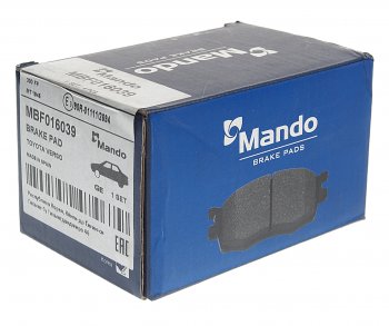 1 799 р. Колодки тормозные TOYOTA Verso (09-) задние (4шт.) MANDO MANDO mbf016039 MANDO mbf016039  с доставкой в г. Керчь. Увеличить фотографию 2