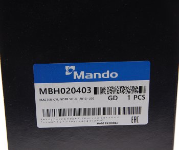 4 849 р. Цилиндр тормозной главный KIA Soul (18-) MANDO MANDO mbh020403 MANDO mbh020403  с доставкой в г. Керчь. Увеличить фотографию 5
