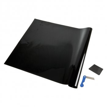 268 р. Пленка тонировочная 1% 0.5х3м Ultra Super Dark Black (блокировка УФ-99% ИК-12%) MEGAPOWER MEGAPOWER-AUTOMOTIVE m-bk-011  с доставкой в г. Керчь. Увеличить фотографию 1