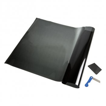 268 р. Пленка тонировочная 6% 0.5х3м Super Dark Black (блокировка УФ-95% ИК-13%) MEGAPOWER MEGAPOWER-AUTOMOTIVE m-bk-051  с доставкой в г. Керчь. Увеличить фотографию 1
