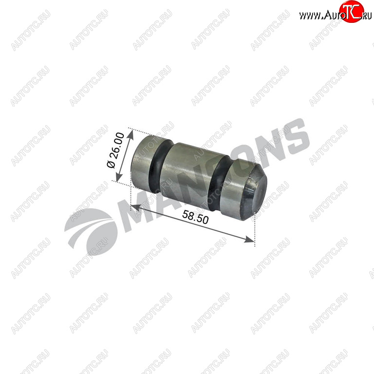 154 р. Палец BPW колодки тормозной (26х58.5) MANSONS MANSONS mbp3039  с доставкой в г. Керчь