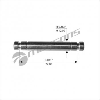 62 р. Штифт MAN MERCEDES колодок тормозных MANSONS MANSONS mbp3102  с доставкой в г. Керчь. Увеличить фотографию 1
