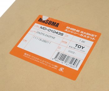 2 299 р. Прокладка головки блока TOYOTA Camry (01-06) (2.4) MASUMA MASUMA md-01043s  с доставкой в г. Керчь. Увеличить фотографию 3