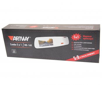 14 799 р. Видеорегистратор с радар-детектором в зеркале GPS ARTWAY ARTWAY md-160  с доставкой в г. Керчь. Увеличить фотографию 5