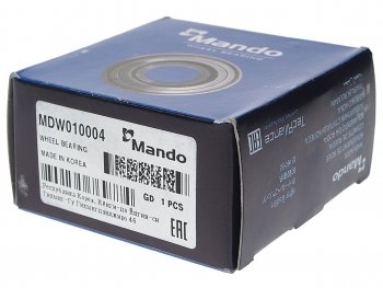 2 799 р. Подшипник ступицы HYUNDAI Accent (06-),Getz KIA Rio (05-),Picanto передней MANDO MANDO mdw010004  с доставкой в г. Керчь. Увеличить фотографию 2