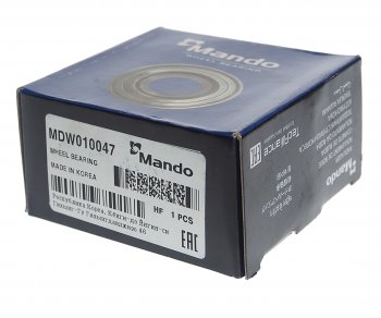 1 769 р. Подшипник ступицы DAEWOO Nexia (R14) передней MANDO MANDO mdw010047  с доставкой в г. Керчь. Увеличить фотографию 2