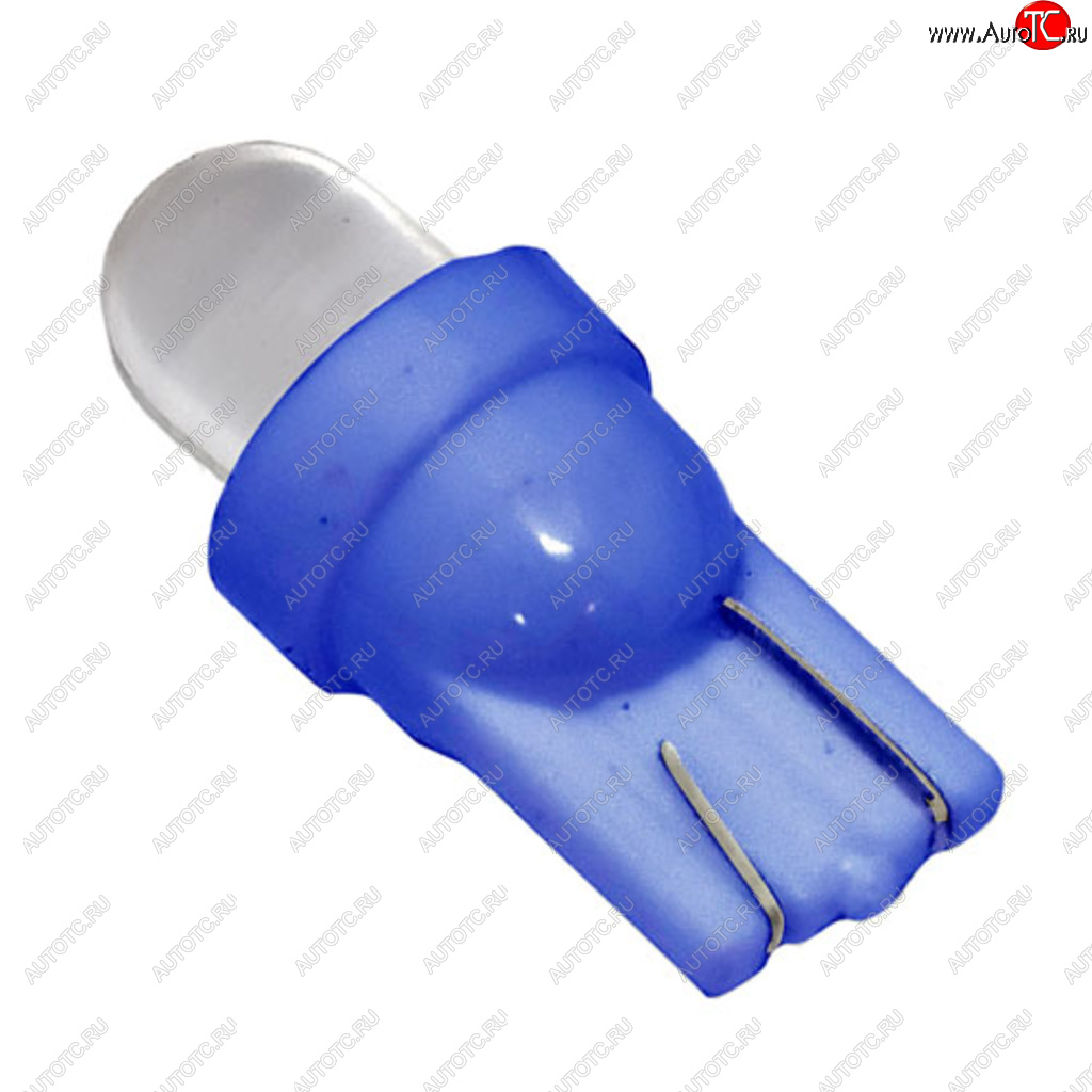 2 р. Лампа светодиодная 12V W5W T10W W2.1х9.5d бесцокольная Round Blue MEGA ELECTRIC MEGA ELECTRIC me-0407b  с доставкой в г. Керчь