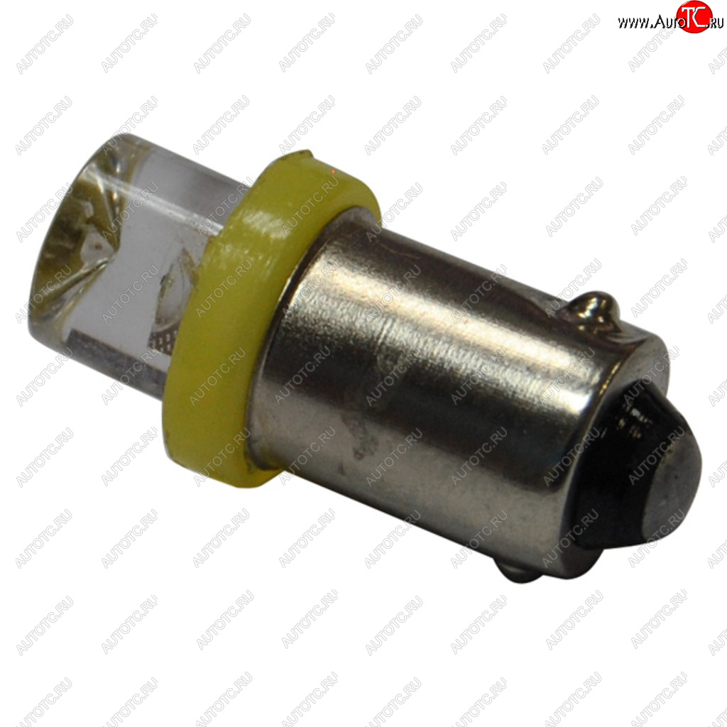 2 р. Лампа светодиодная 12V T4W BA9s Cone Yellow MEGA ELECTRIC MEGA ELECTRIC me-0411y  с доставкой в г. Керчь