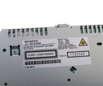 14 599 р. Магнитола автомобильная 1DIN SONY SONY mex-n4300bt  с доставкой в г. Керчь. Увеличить фотографию 4