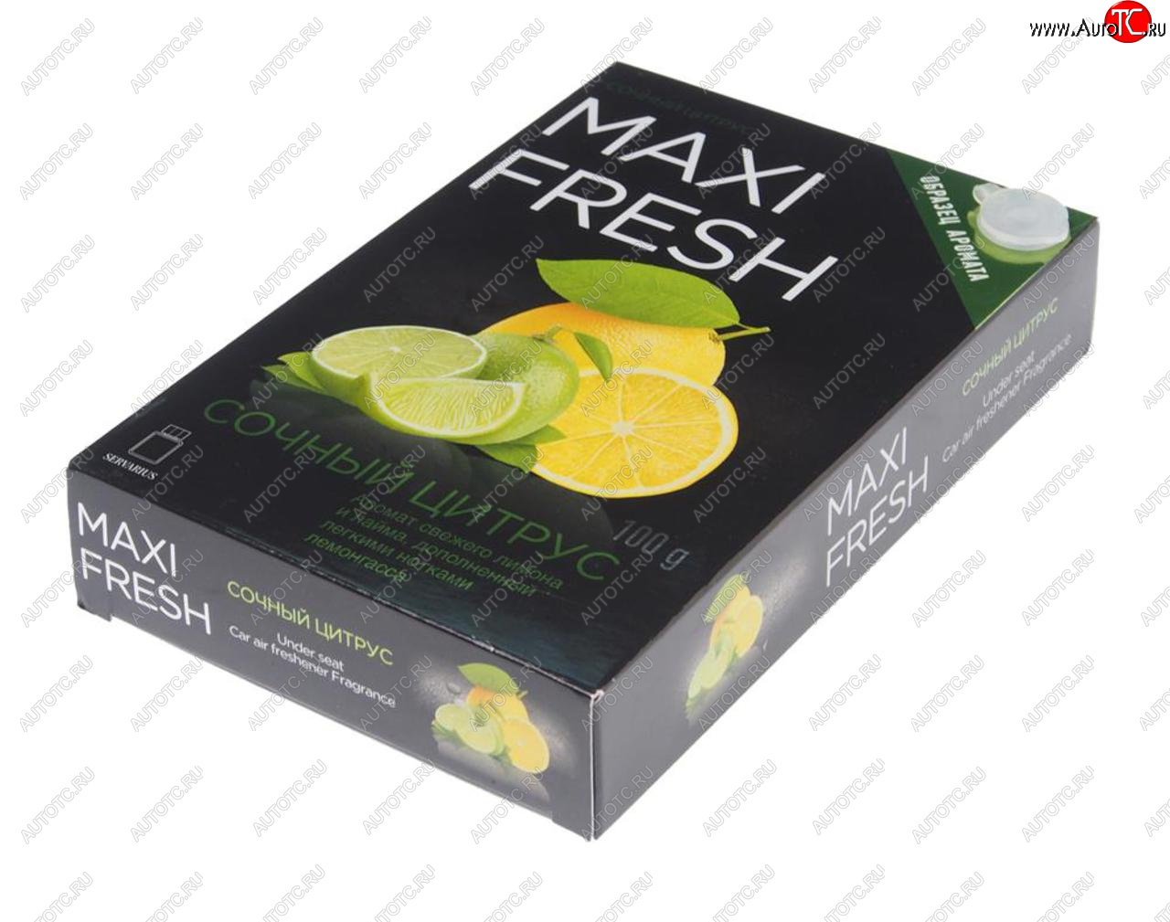 182 р. Ароматизатор под сиденье гелевый (сочный цитрус) 100г NATURAL SCENT MAXI FRESH mf-112  с доставкой в г. Керчь