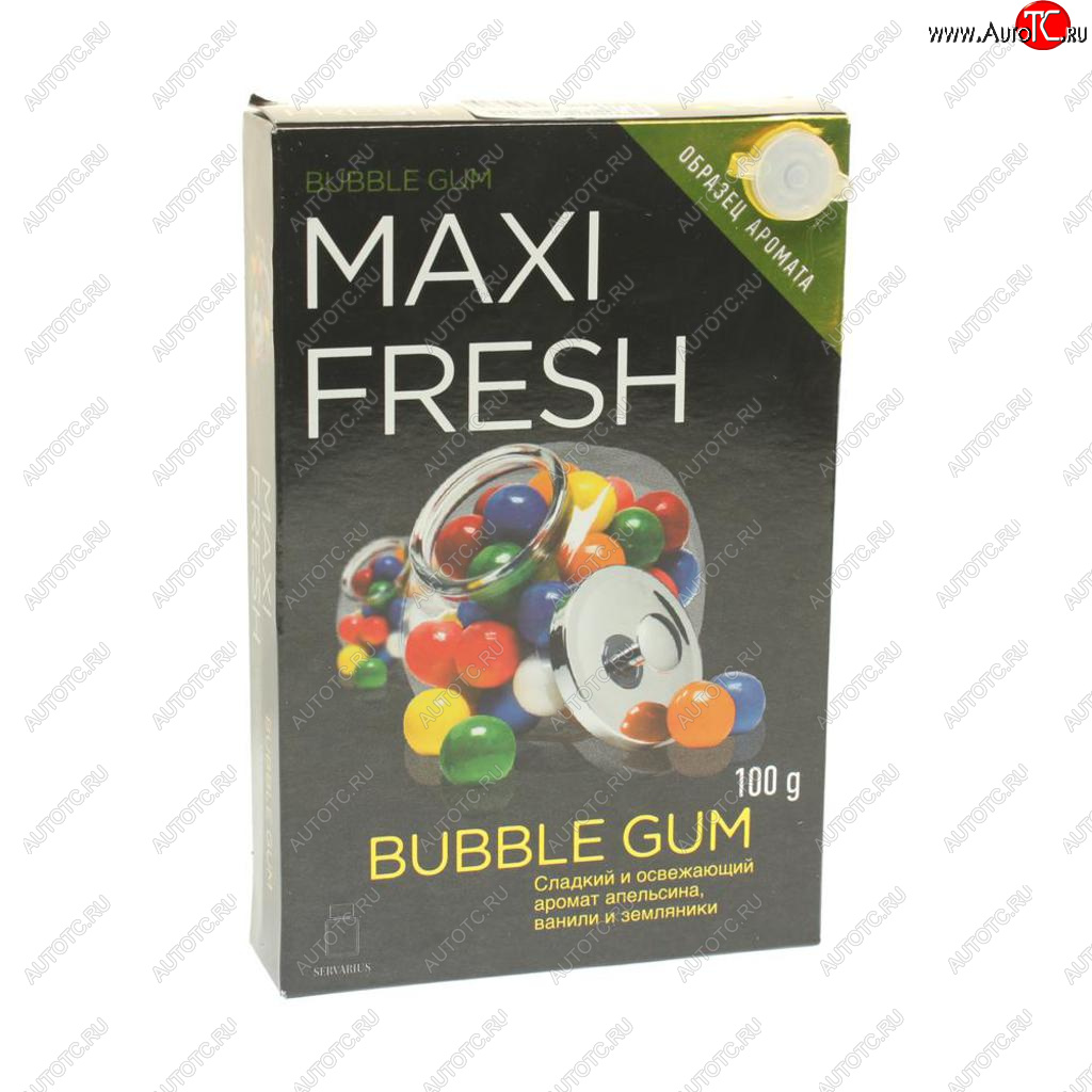 182 р. Ароматизатор под сиденье гелевый (bubble gum) 100г NATURAL SCENT MAXI FRESH mf-114  с доставкой в г. Керчь