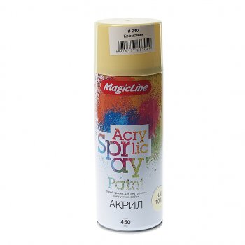 298 р. Краска кремовая аэрозоль 400мл MAGICLINE MAGICLINE mg-240  с доставкой в г. Керчь. Увеличить фотографию 1