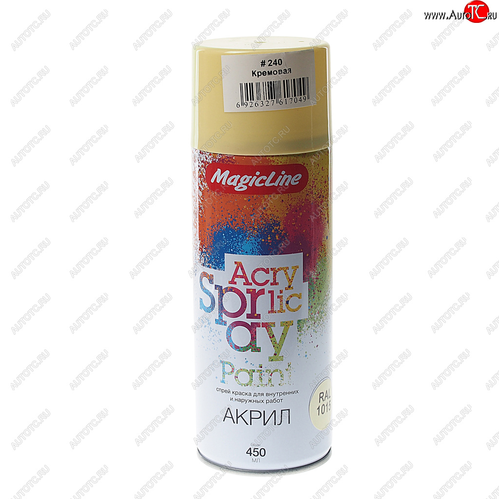 298 р. Краска кремовая аэрозоль 400мл MAGICLINE MAGICLINE mg-240  с доставкой в г. Керчь