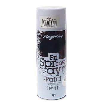 299 р. Грунт белый аэрозоль 400мл MAGICLINE MAGICLINE mg-930  с доставкой в г. Керчь. Увеличить фотографию 1