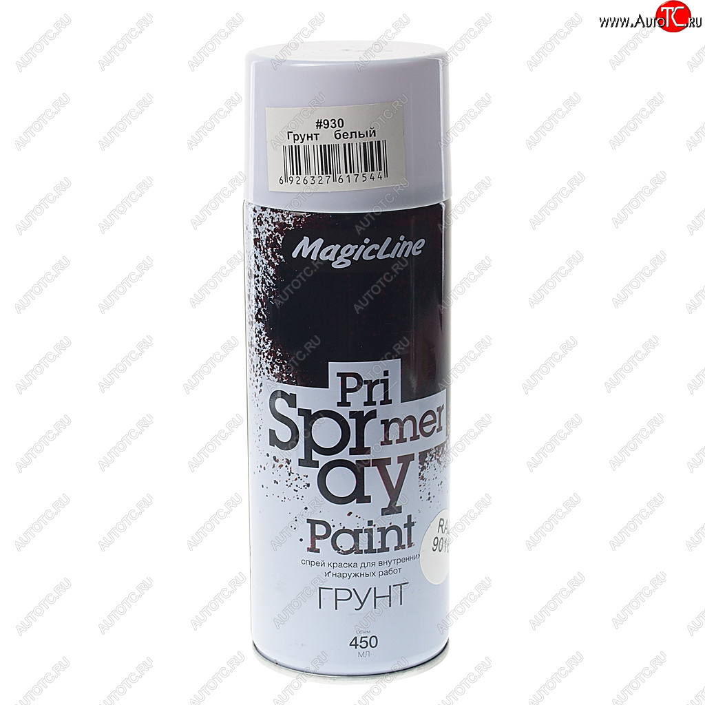 299 р. Грунт белый аэрозоль 400мл MAGICLINE MAGICLINE mg-930  с доставкой в г. Керчь
