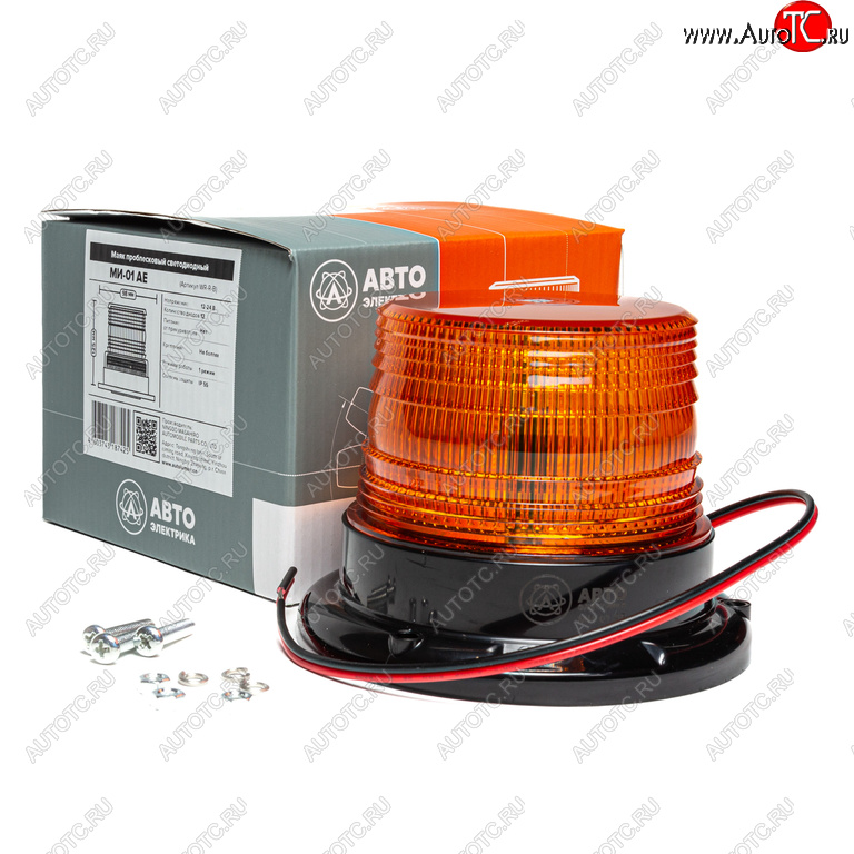 999 р. Маяк импульсный 1224V (12 светодиодов) стационарный желтый AVTOELECTRICA AVTOELECTRICA ми-01 ae  с доставкой в г. Керчь