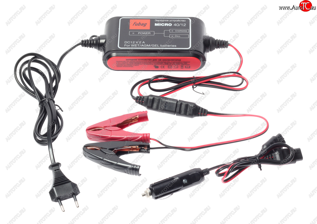 4 399 р. Устройство зарядное 12V 2A 40Ач 220V FUBAG FUBAG micro 4012  с доставкой в г. Керчь