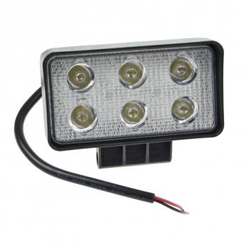 699 р. Фара рабочего света 110х60мм 09-18W (сфокусированный свет) MISTAR MISTAR mis-0918w spot  с доставкой в г. Керчь. Увеличить фотографию 1