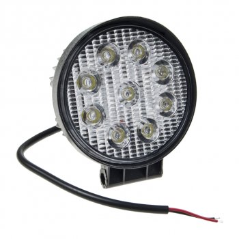719 р. Фара рабочего света 115мм 27W (рассеянный свет) круглая MISTAR MISTAR mis-27w flood(rn)  с доставкой в г. Керчь. Увеличить фотографию 1