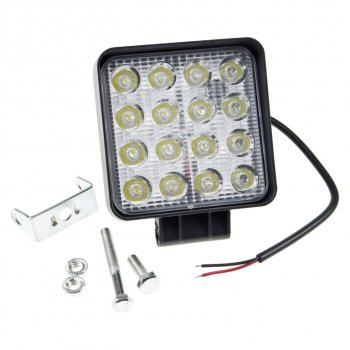 919 р. Фара рабочего света 29-48W FLOD 16LED 100х100мм 10-30V MISTAR mis-2948w flood  с доставкой в г. Керчь. Увеличить фотографию 2
