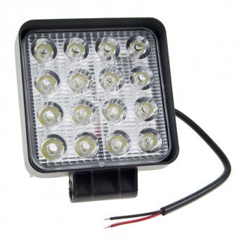 919 р. Фара рабочего света 29-48W FLOD 16LED 100х100мм 10-30V MISTAR mis-2948w flood  с доставкой в г. Керчь. Увеличить фотографию 1