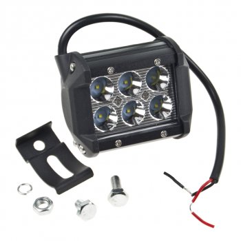 889 р. Фара рабочего света 97х75мм C-18W 6LED (сфокусированный свет) MISTAR MISTAR mis-c18w spot  с доставкой в г. Керчь. Увеличить фотографию 2