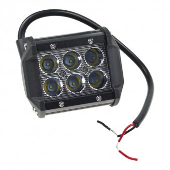 889 р. Фара рабочего света 97х75мм C-18W 6LED (сфокусированный свет) MISTAR MISTAR mis-c18w spot  с доставкой в г. Керчь. Увеличить фотографию 1