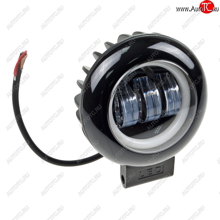 1 489 р. Фара рабочего света круглая 120x120мм 30Вт с подсветкой MISTAR MISTAR mis-r30w(sq)  с доставкой в г. Керчь