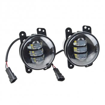 2 499 р. Фара дополнительная 90мм 12V светодиодная White (комплект) MISTAR MISTAR mis-un30w  с доставкой в г. Керчь. Увеличить фотографию 1