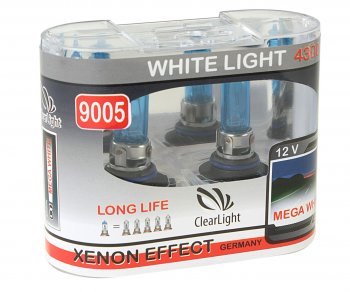 689 р. Лампа 12V HB3 60W P20d бокс (2шт.) White Light CLEARLIGHT CLEARLIGHT ml9005wl  с доставкой в г. Керчь. Увеличить фотографию 1